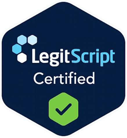 LegitScript Certified pharmacy seal